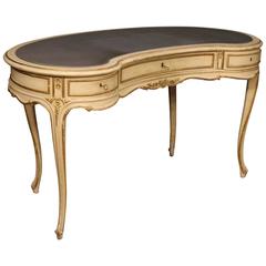 20th Century French Lacquered and Gilded Writing Desk