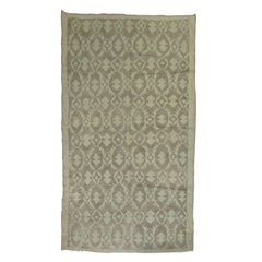 Zabihi Kollektion Taupe Vintage Türkischer Teppich