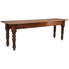 19th Century French Pine Baker's Table 1