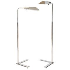 Pair of Chrome Floor Lamps in the Style of Cedric Hartman 3