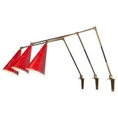 Red Articulating Sconces 3