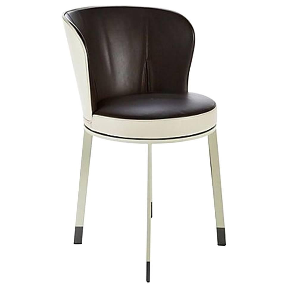 Giorgetti Ode Dining Swivel Chair For Sale