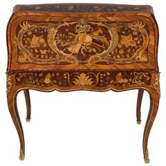 Louis XV "Dos D'ane" Desk Stamped by Peridiez