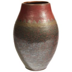 Antique Ovoid Vase by Claudius Linossier