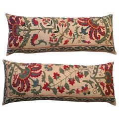 Pair of Vintage Suzani Pillows