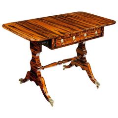 Regency Coromandel Wood Sofa Table