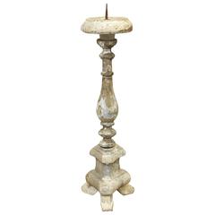 19th Century Wooden Candlestick