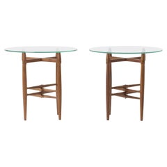 Pair of Mahogany Side Tables by Poul Hundevad