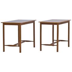 Pair of Mahogany Side Tables by Josef Frank