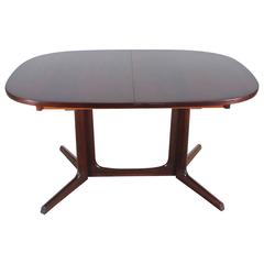 Vintage Mid-Century Modern Dining Table in Rosewood, 6/10 Seats