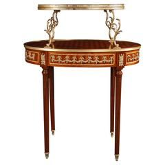 French Empire Style Etagere Side Table Tiered Pastry Table