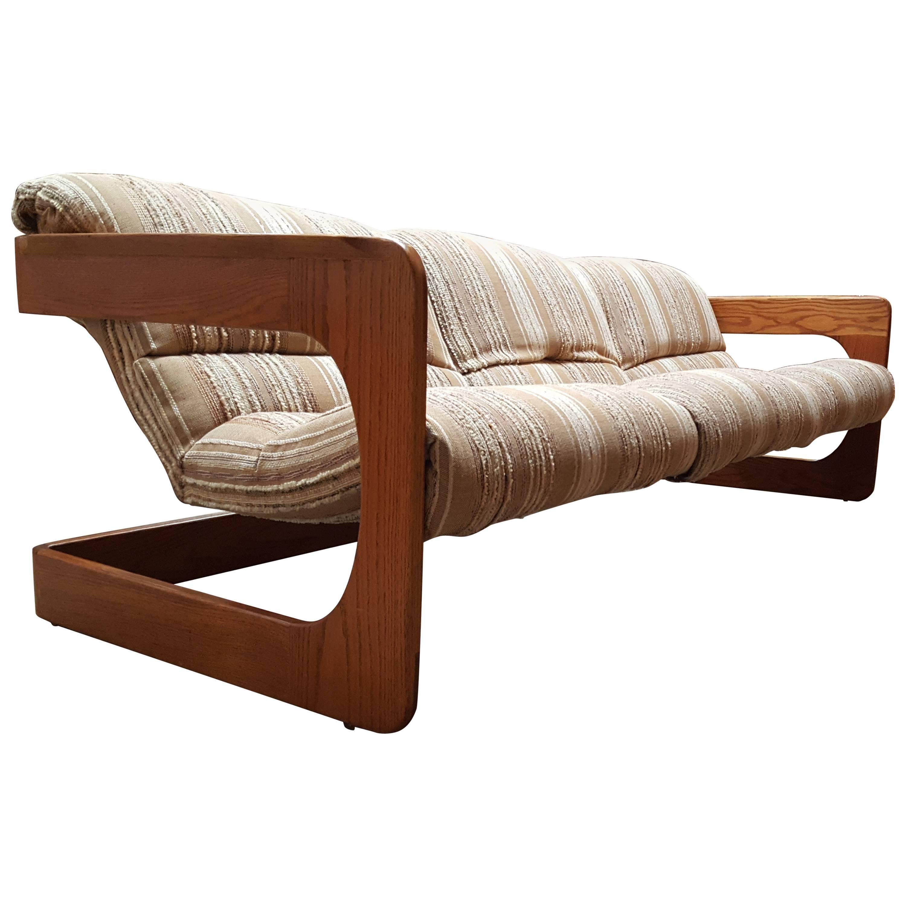 Cantilevered Sofa by Lou Hodges For Sale