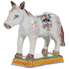 Late 19th Century Faïence Model of a Horse 8