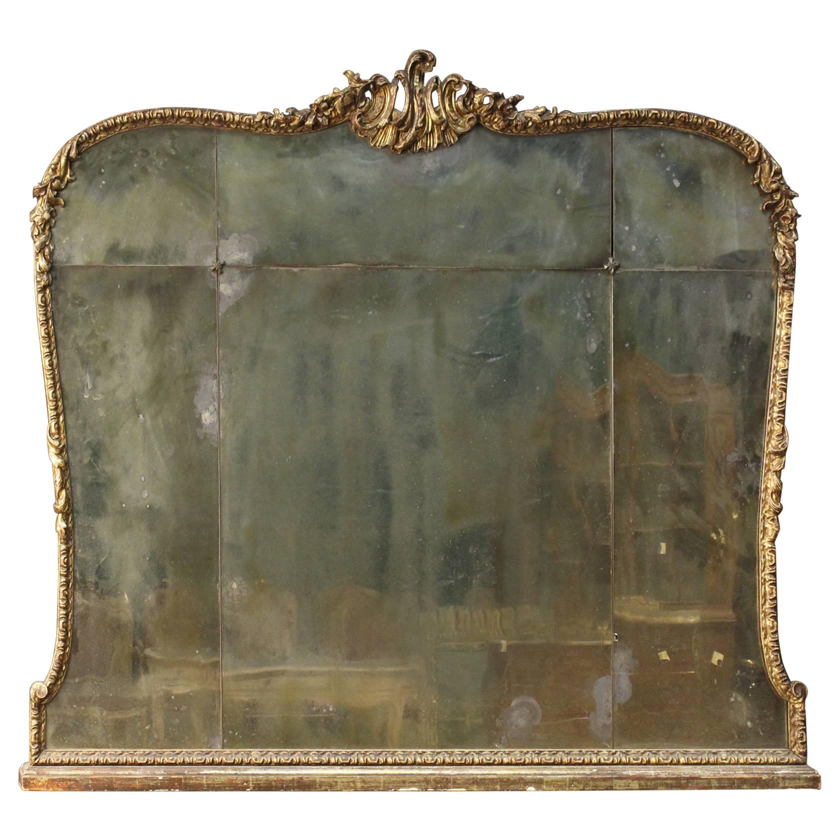 20th Century Italian Golden Mirror