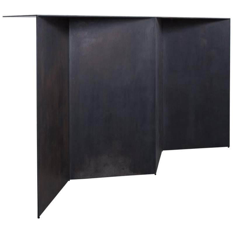 Tack Console by Uhuru Design, Hand Blackened Steel