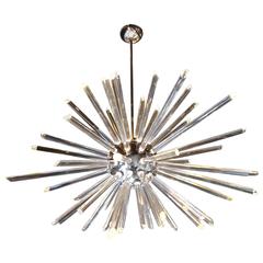 Mid-Century Modern Glass Sputnik Chandelier 11