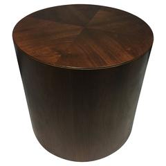 Retro Substantial Drum Table or Pedestal by Lane