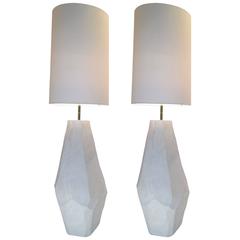 Floor Lamps in Ceramic by Roberto Razeni, Contemporary Work