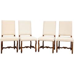 Set of Four French Os de Mouton Dining Chairs