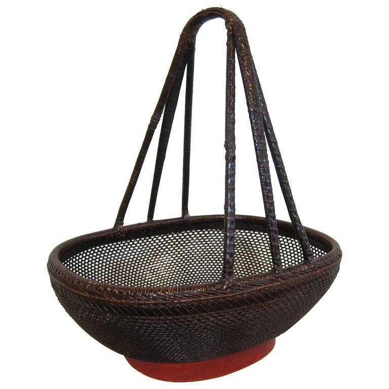 Antique Basket For Sale at 1stdibs