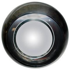 Large Round Parchment Convex Mirror 12
