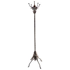 Antique 19th Century Entryway Rack