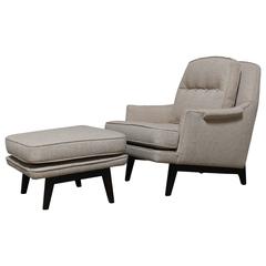 Lounge Chair and Ottoman by Roger Sprunger for Dunbar