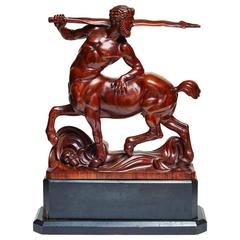 "Maple Centaur, " Sculpture by Hans Huggler-Wyss