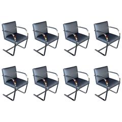 Set of Eight Brno Chairs by Mies van der Rohe 5