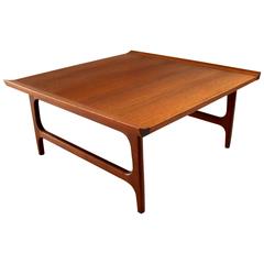 1960s Japanese Modern Teak Coffee Table in the Style of Finn Juhl