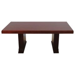 Art Deco Table in Mahogany