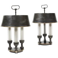 Pair of Lamps 'Bouillottes' by Gilbert Poillerat 10