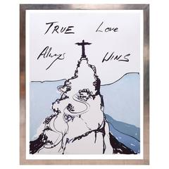 Tracey Emin "True Love Always Wins" Lithograph