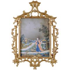 George III Chinese Export Reverse Mirror Painting, 4487531 1