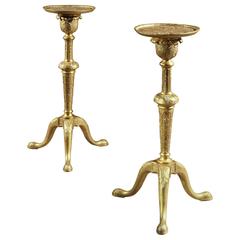 Pair of George I Gilt Gesso Torchères in the Manner of James Moore