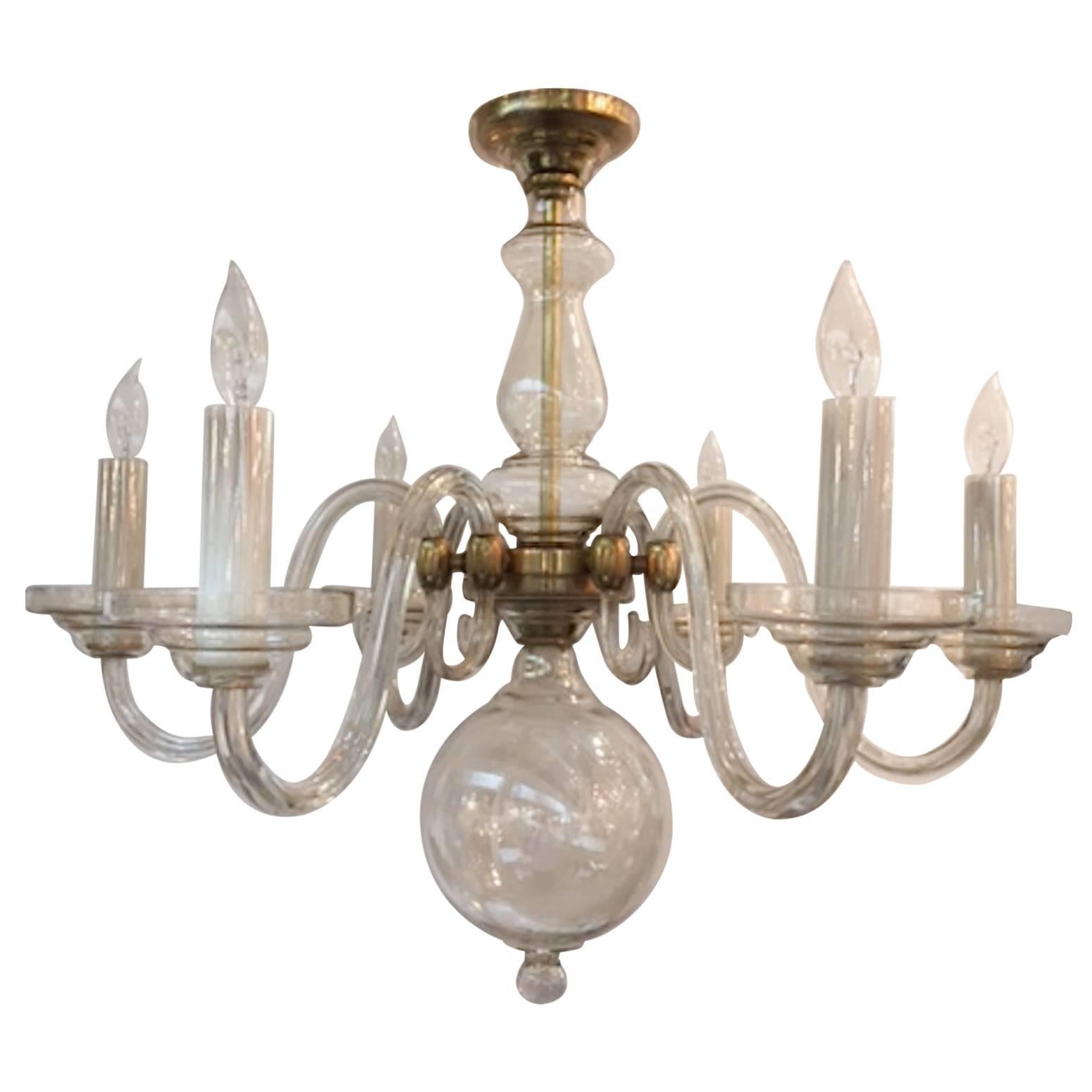 Italian Champagne Glass Classical Chandelier