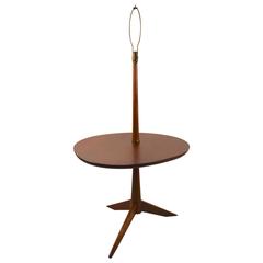 Rare Organic Modern Floor Lamp Table