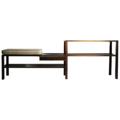 Architectural Harvey Probber Bench Low Etagere Console
