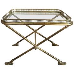 Brass Cocktail Table in the Manner of Fornasetti 11
