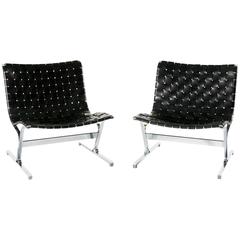 Set of Two Lounge Chairs by Ross Littell in Perfect Condition 8