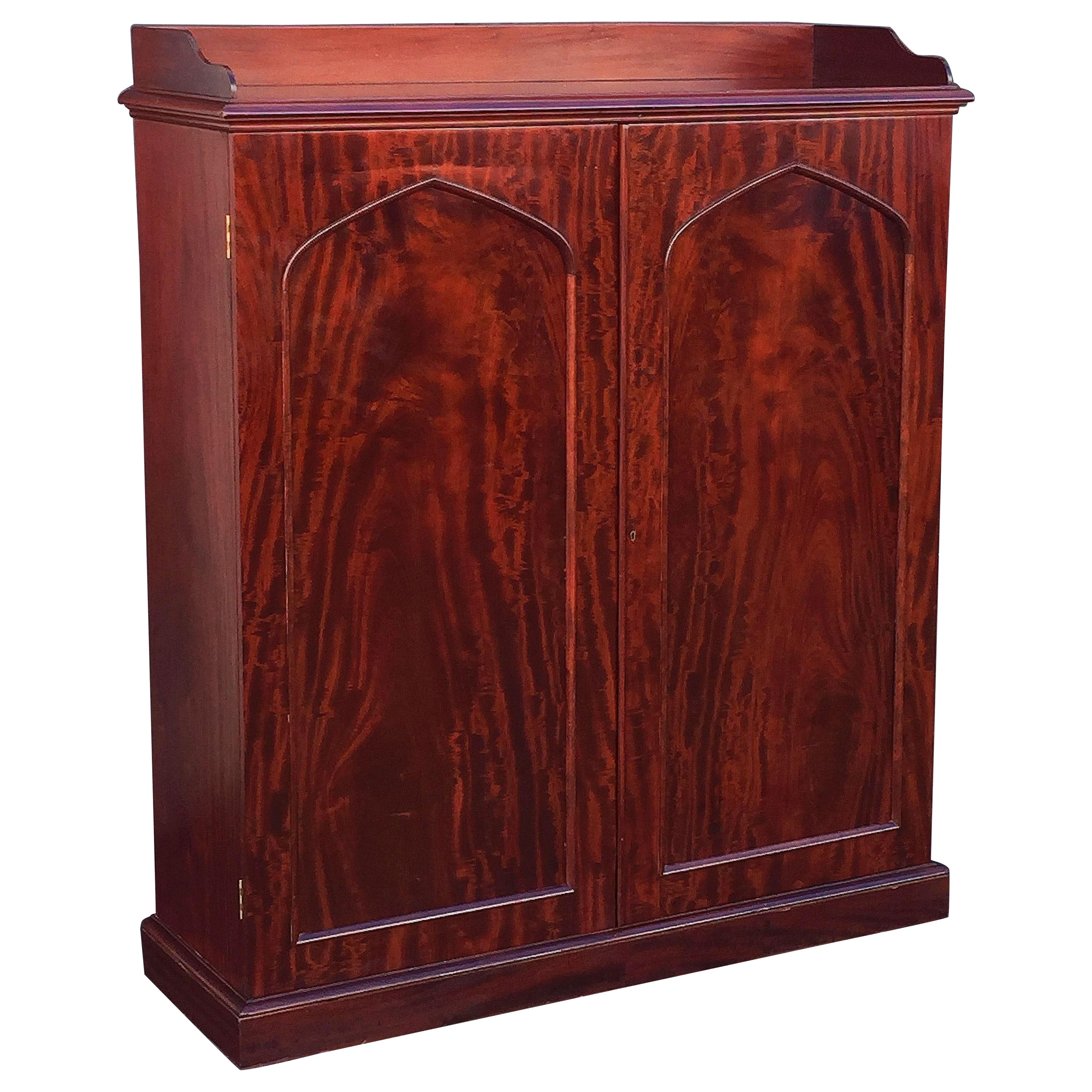 Estate Compendium or Collector's Cabinet of Mahogany from England For Sale