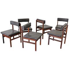 Six Dining Chairs Designed by Dieter Waeckerlin, Ideal Heim, 1960s