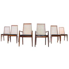 Set of Six Milo Baughman for Dillingham Dining Chairs