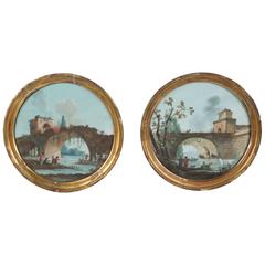 Pair of 18th Century Gouache 6