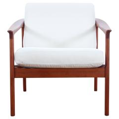 Mid-Century Danish Lounge Chair in Teak Model Colorado by Folke Ohlsson