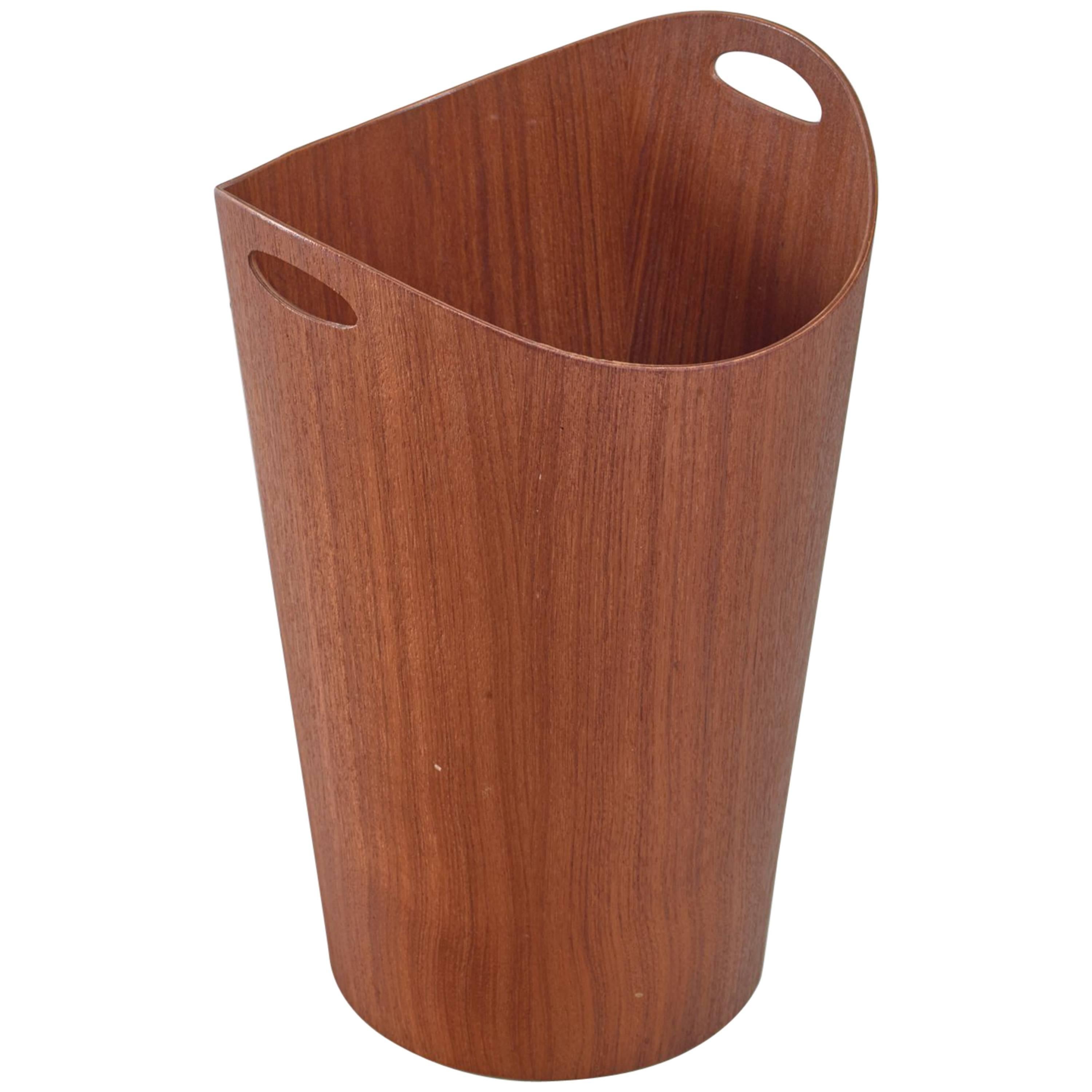 Teak Waste Bin by Servex, Sweden, 1960s For Sale