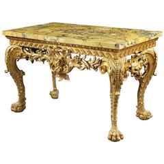 Important George II Giltwood Side Table 3