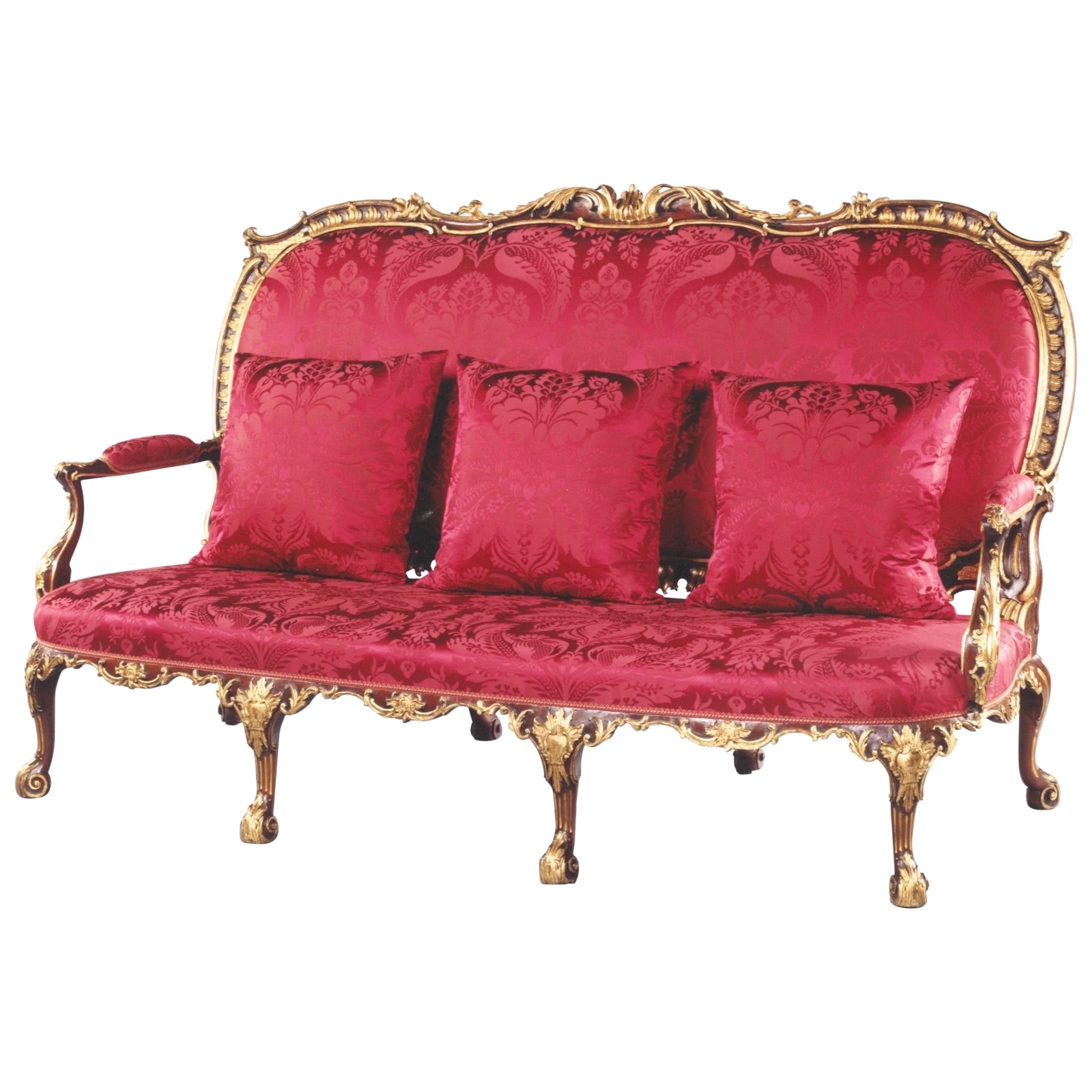 Grimsthorpe Castle Settee For Sale