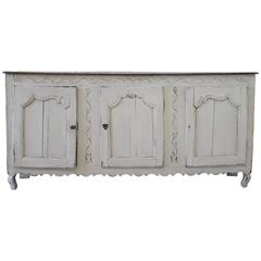 Antique Early 19th Century Normandy French Provincial Buffet Server