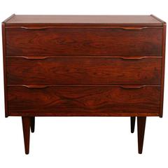Vintage Danish Small Rosewood Dresser